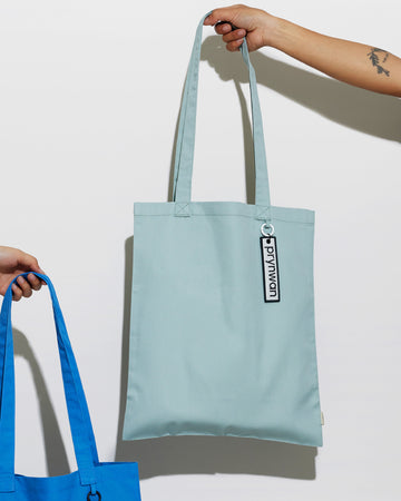 Tone on tone Tote Bag กระเป๋าผ้า