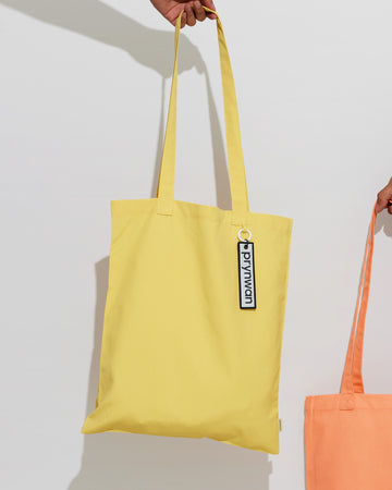 Tone on tone Tote Bag กระเป๋าผ้า