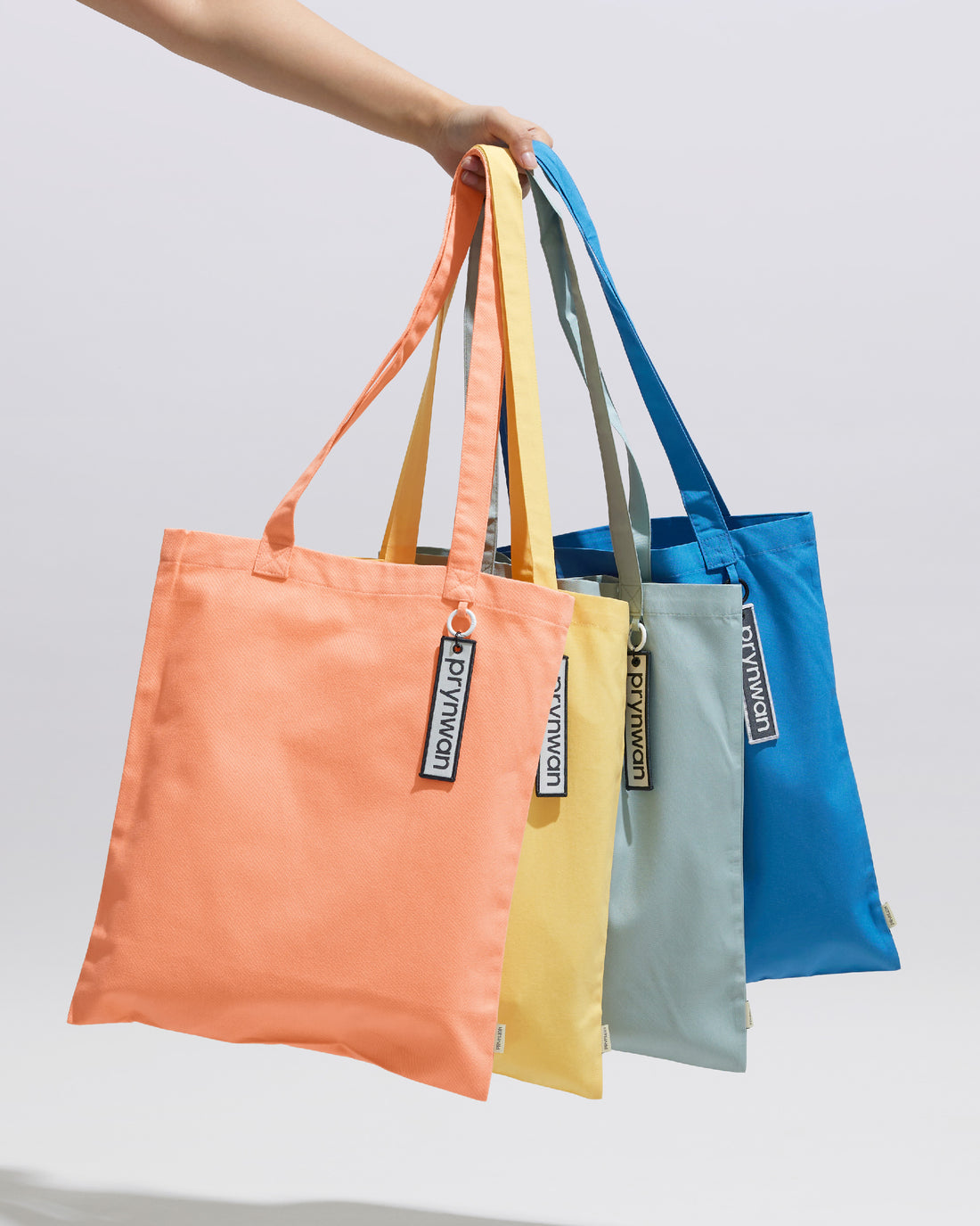 Tone on tone Tote Bag กระเป๋าผ้า