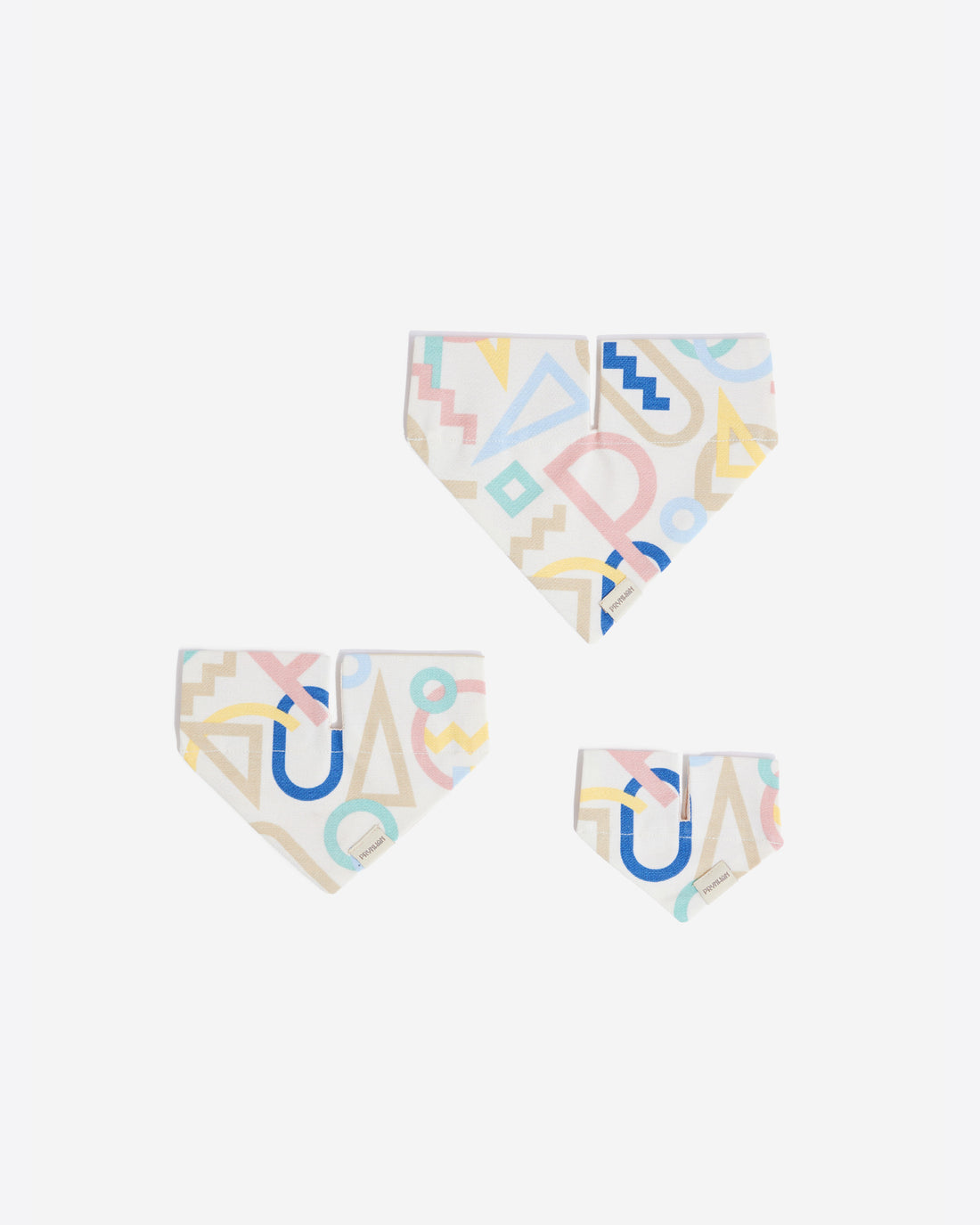 Prynwan Monogram Triangle Bandana ผ้าพันคอ