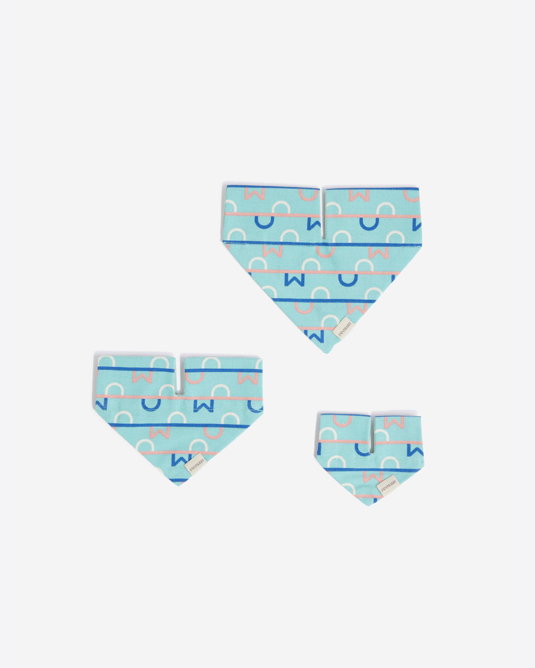 Prynwan Monogram Triangle Bandana ผ้าพันคอ