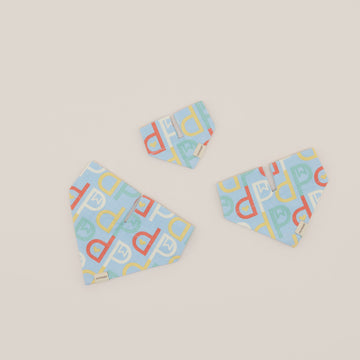 Prynwan Monogram Triangle Bandana ผ้าพันคอ