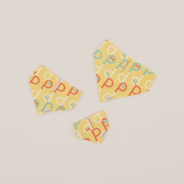 Prynwan Monogram Triangle Bandana ผ้าพันคอ