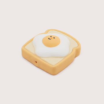 BITE ME EGG Toast Latex Toy |  ของเล่นยาง สำหรับสุนัข